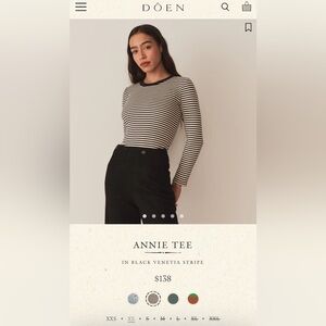 NWT DOEN Annie Tee